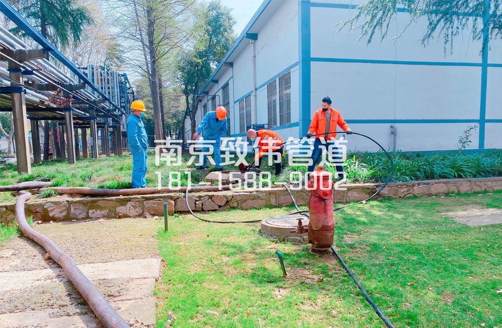 三官村石化工厂管道清洗